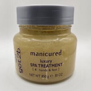 SEALED got 2b manicured luxury Spa Treatment 4 hands and feet 30oz
